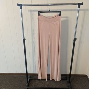 Akira Silky Stretchy Flowy Pink Pants